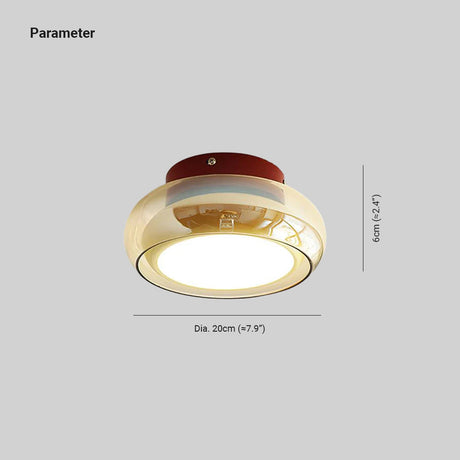 Metal Glass Acrylic Ceiling Light Fixture