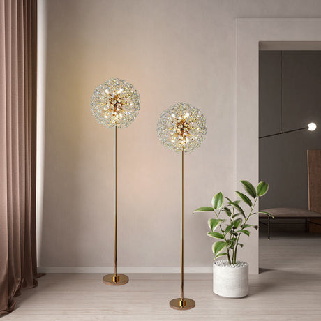 Crystal Floor Lamp for Bedroom Accent