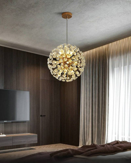Dandelion Inspired Ceiling Light Detail