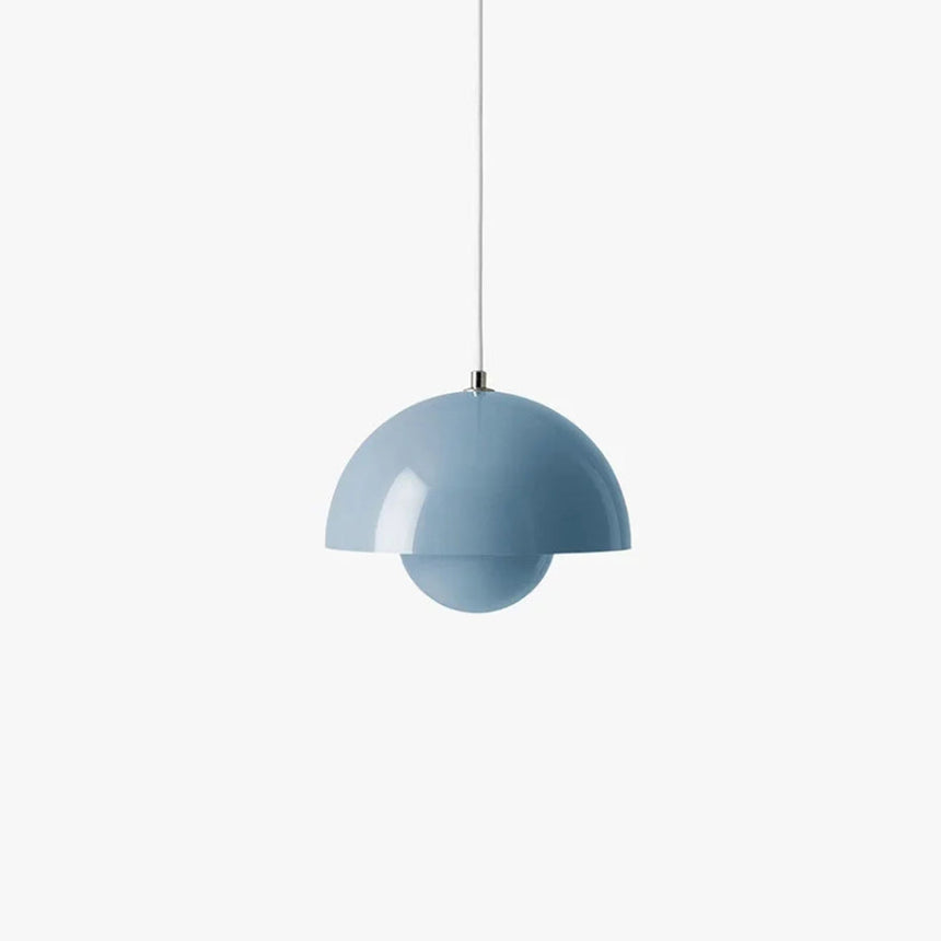 Glass pendant light warm stylish glow scene