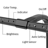AeroClip Clamp-On Desk Lamp with Adjustable Light Bar