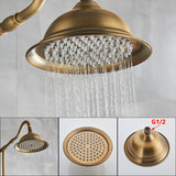 In-wall shower system for modern bathroom decor