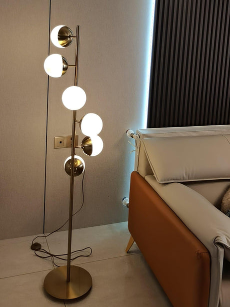 LunaraGlow Sphere Lamp for Bedroom and Study