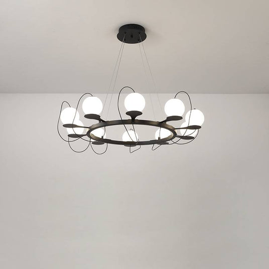 Ring Chandelier for Bedroom Decor