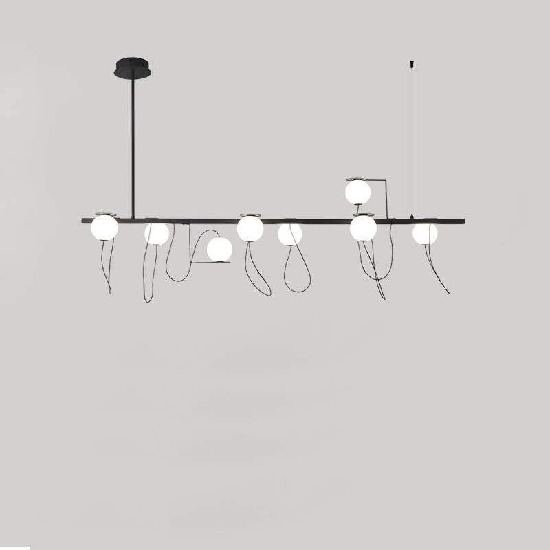 Ring Chandelier Full Profile View OpalDwell