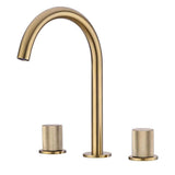 Dual-handle basin faucet for modern bathroom decor