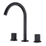 Dual-handle basin faucet - honeycomb spout design