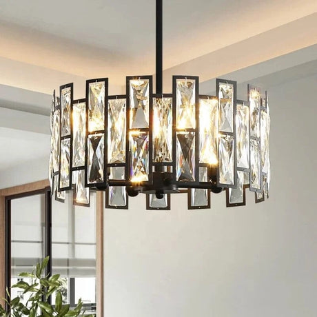 Crystal Pendant Light Adjustable Cord Installation - OpalDwell