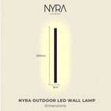 Wall Lamp Aluminum Strip Outdoor Lighting