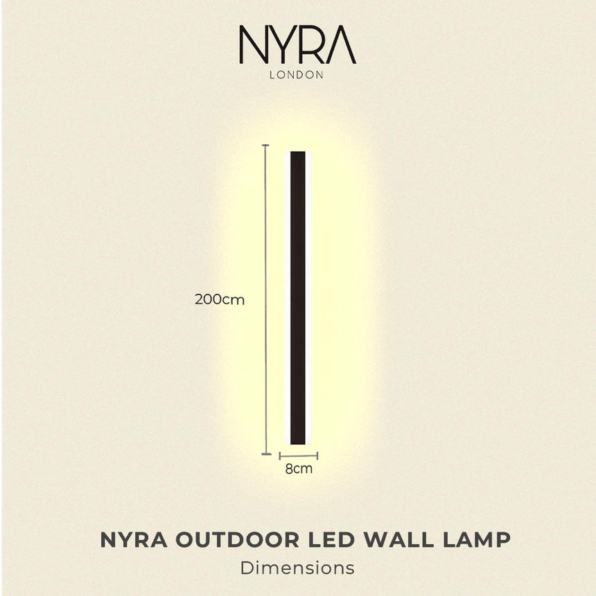 Wall Lamp Aluminum Strip Outdoor Lighting