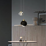 Elaria Pendant Light with Dual-Tier Crystal Prisms