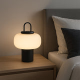 Scandinavian glass table lamp for modern bedroom