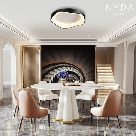 Virelli Ceiling and Wall Light Black Finish