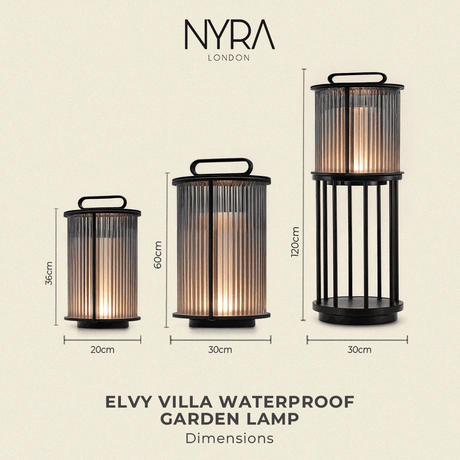 Patio lantern decor for evenings