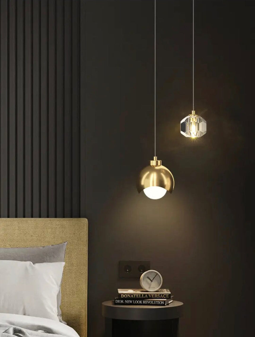 Elaria Crystal Pendant Light for Living Room and Entryway