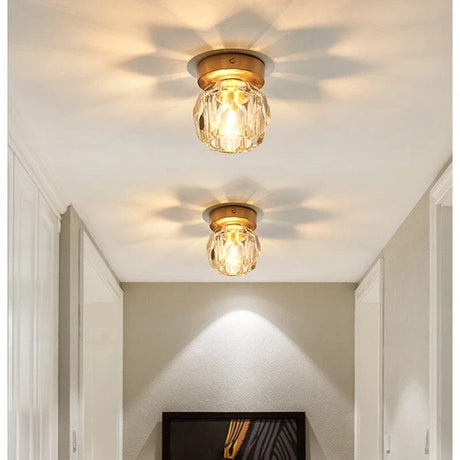Copper Wall Lamp for Hallway Accent
