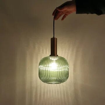 Aveline Pendant Light with Jewel-Tone Glass Colors