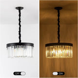 Pendant chandelier for living area