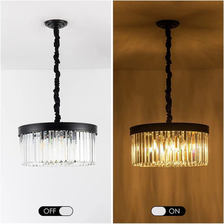 Pendant chandelier for living area