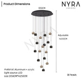 Clear Chandelier Modern Illumination Technology