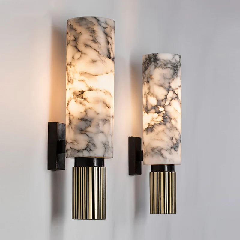 Luxurious Marble Wall Lamp - Elegant Modern Design | OroDwell