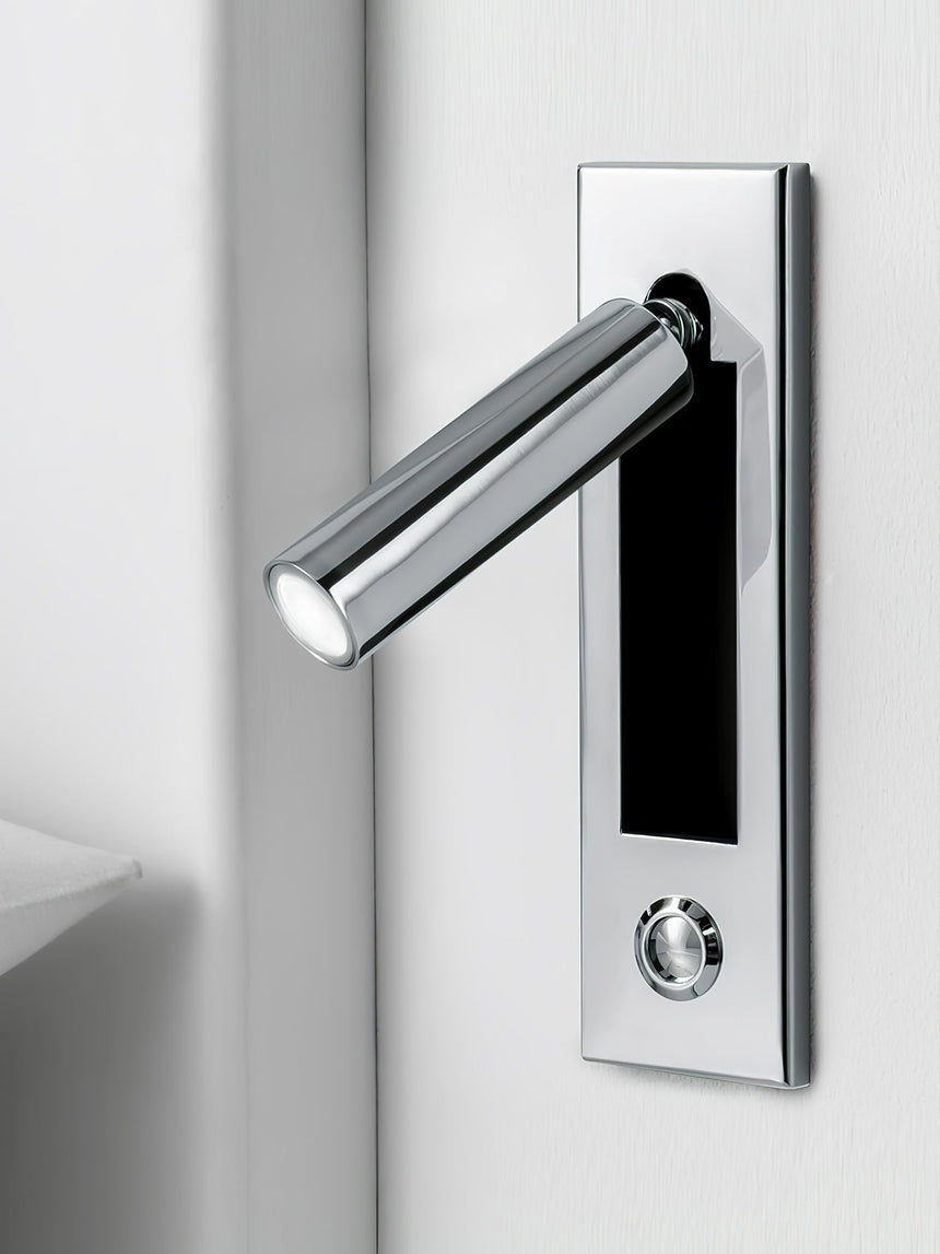VeraLume Wall-Flush Bedside Sconce With Reading Light - OpalDwell