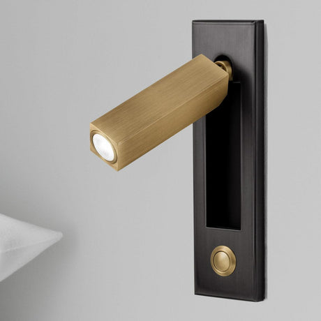 VeraLume Wall-Flush Bedside Sconce With Reading Light - OpalDwell