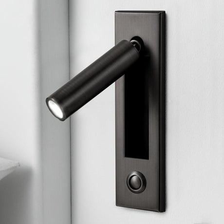VeraLume Wall-Flush Bedside Sconce With Reading Light - OpalDwell