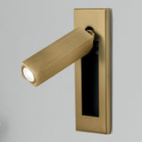VeraLume Wall-Flush Bedside Sconce With Reading Light - OpalDwell