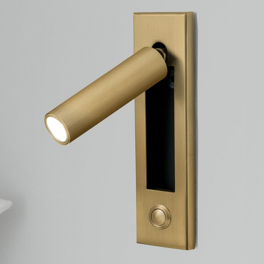 Wall embedded LED sconce for bedroom
