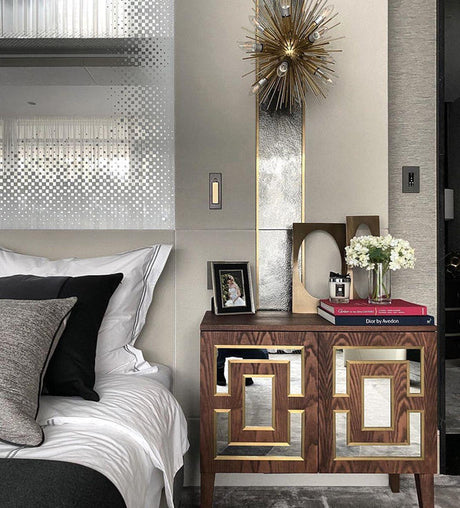 Nexora Acrylic Wall Lamp in a bedroom setting – view 21 | OroDwell
