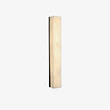 Lyra brass alabaster wall lamp additional angle view