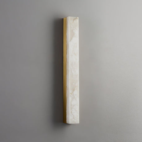 brass and alabaster wall-mounted lamp for living room accents