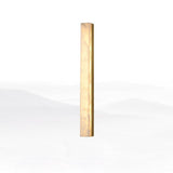 rectangular vertical alabaster wall lamp - close-up alabaster texture detail