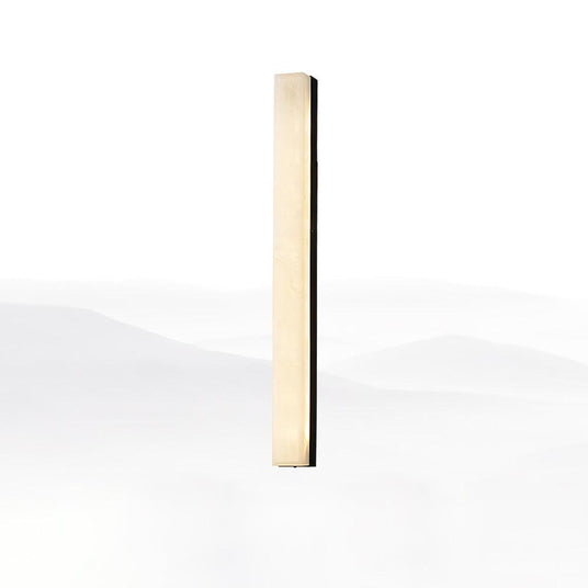 brass alabaster wall lamp close-up alabaster texture detail