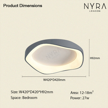 Virelli Ceiling Plate Detail 520mm