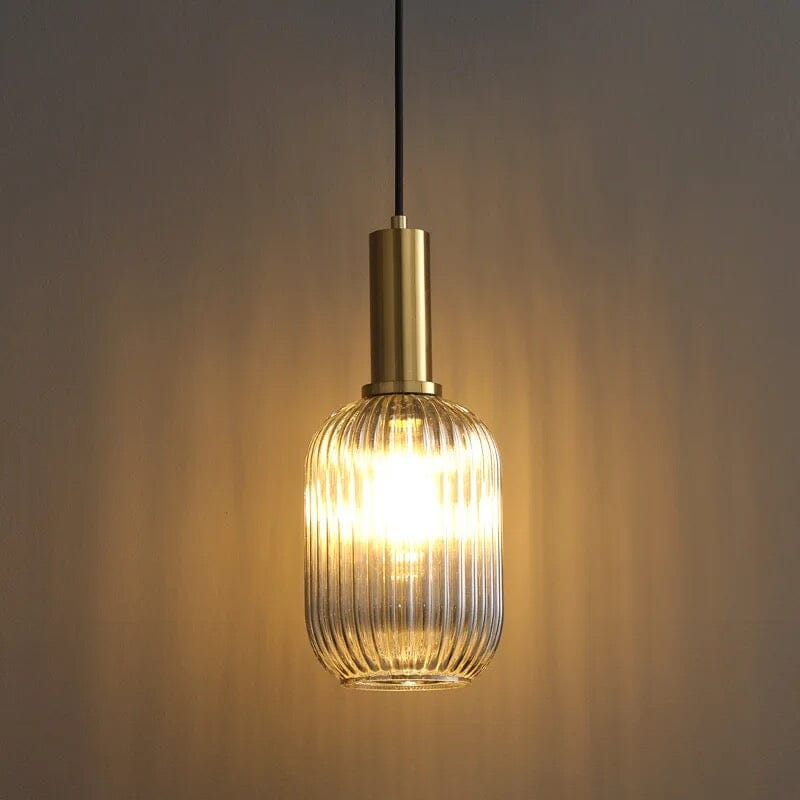 Aveline Pendant Light with Jewel-Tone Glass Colors