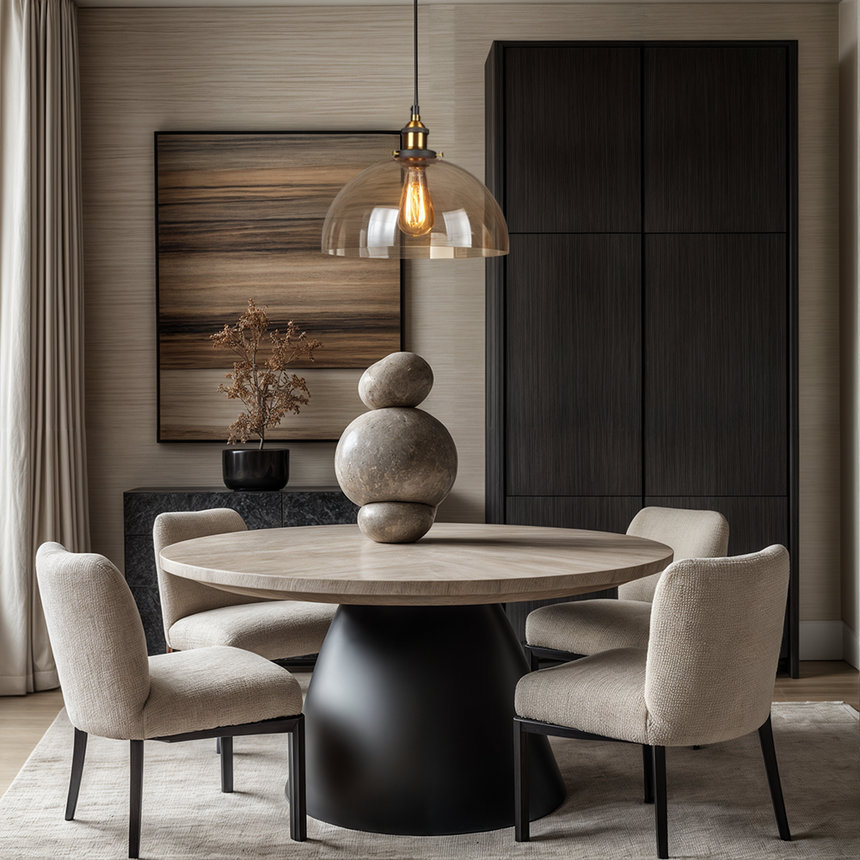 handblown glass shade pendant light for living room accents