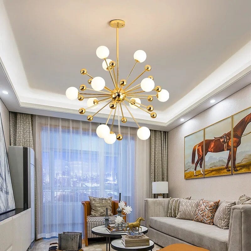 Liora Dandelion Chandelier Full Display
