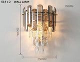 Wall Mounted Crystal Fixture for Modern Homes