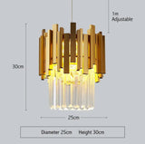 Elizabeth Pendant Light with Shimmering Crystal Accents