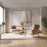 Wabi-Inspired Japandi Pendant Light with Warm Soft Glow | OroDwell