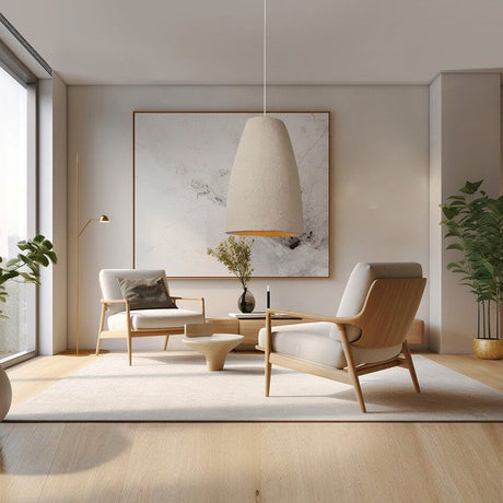 Wabi-Inspired Japandi Pendant Light with Warm Soft Glow | OroDwell