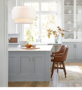 Linen Drum Pendant Light for Living Room Decor