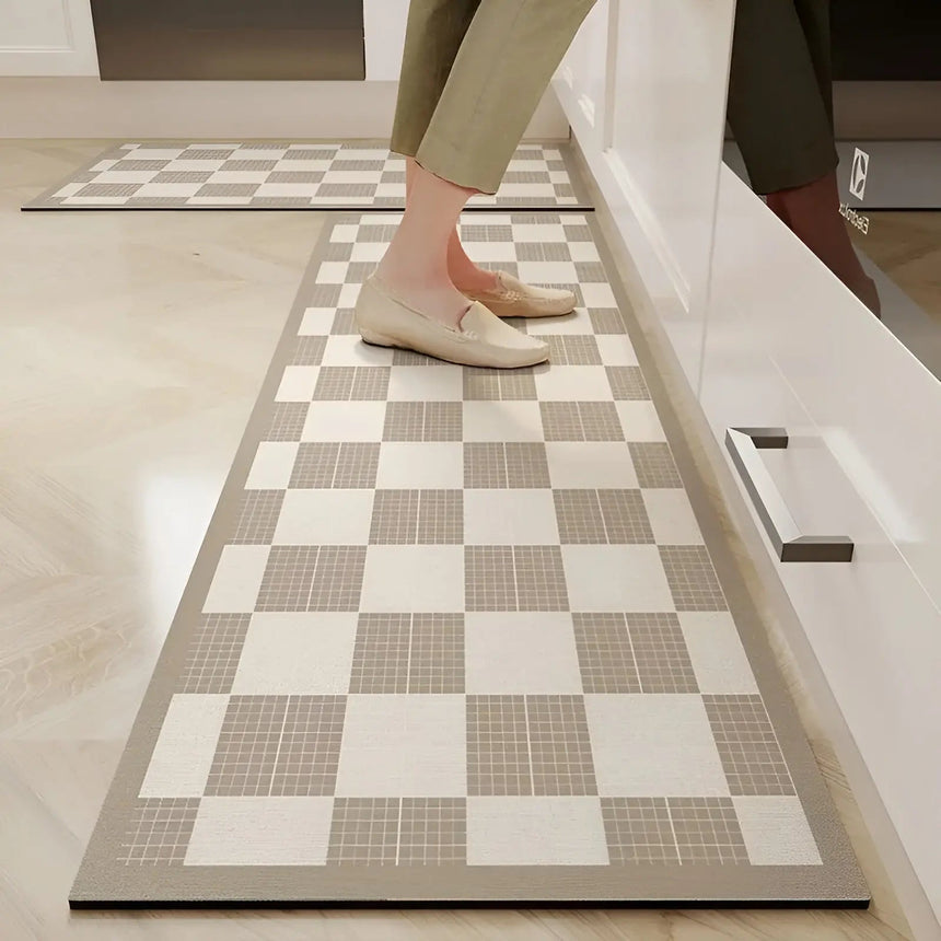 Quick-Dry Non-Slip Kitchen Mat color pattern options - OpalDwell