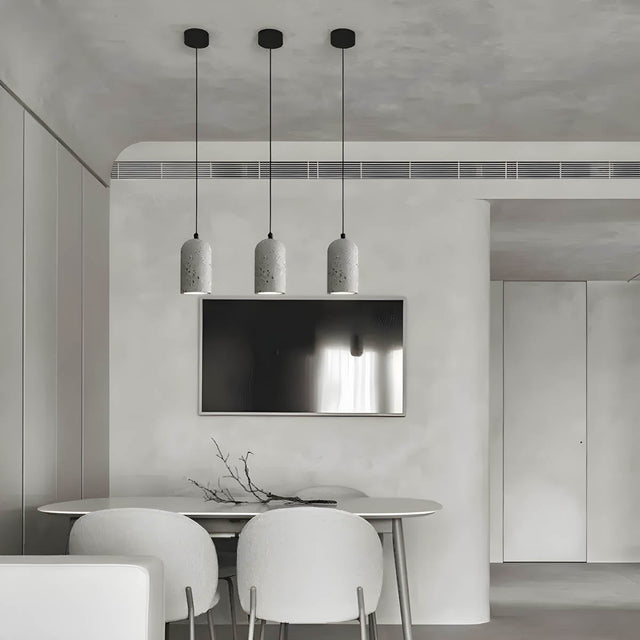 Terrazio Industrial Concrete Pendant Light – Hero View - OroDwell