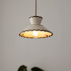 Ceramic Pendant Light Warm Ambient Glow