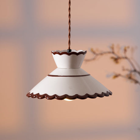 Retro Ceramic Pendant Light for Living Room