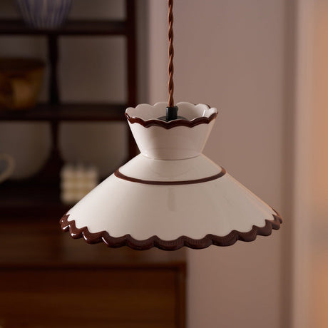 Retro Ceramic Pendant Light for Cafe and Kitchen Decor