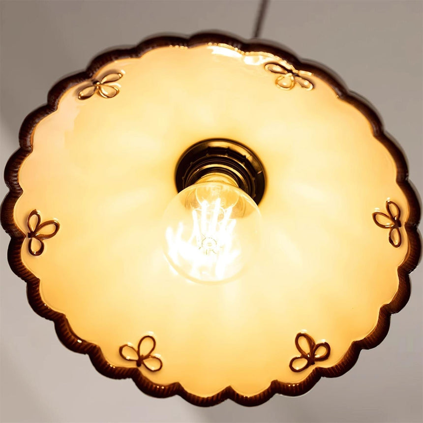 Retro Ceramic Pendant Light Additional Product Angle